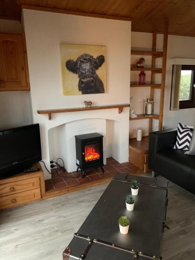 Lodge Cabin With Fabulous Views - Farm Holiday Stranraer Exterior foto
